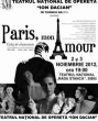 Spectacolul Paris, Mon Amour se va juca la Teatrul National Radu Stanca din Sibiu, pe 2 si 3 noiembrie 2012